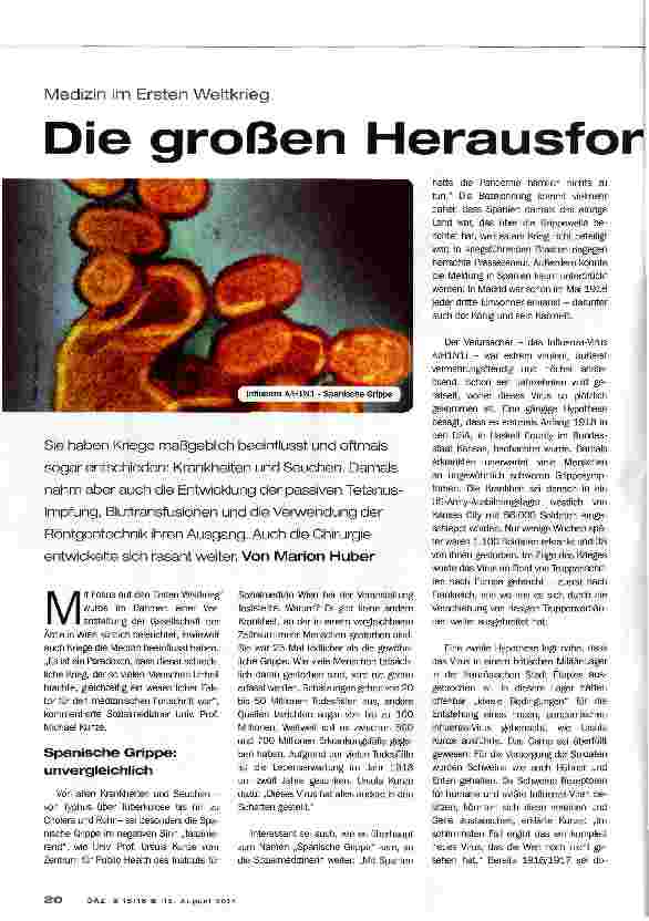Vorschauseite 1: Die großen Herausforderungen