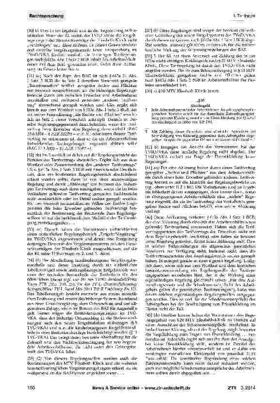 Vorschauseite 3: Betriebsübergang - Ablösung tariflicher Regelungen - Überleitungsregelungen des TVÜ-LWL