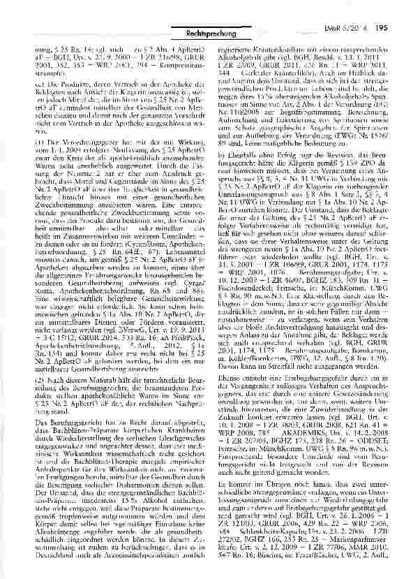 Vorschauseite 3: Keine Irreführung durch die Bezeichnung „Original Bach-Blüten