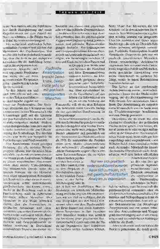 Vorschauseite 2: Das Unbehagen für kritische Aufklärung nutzen