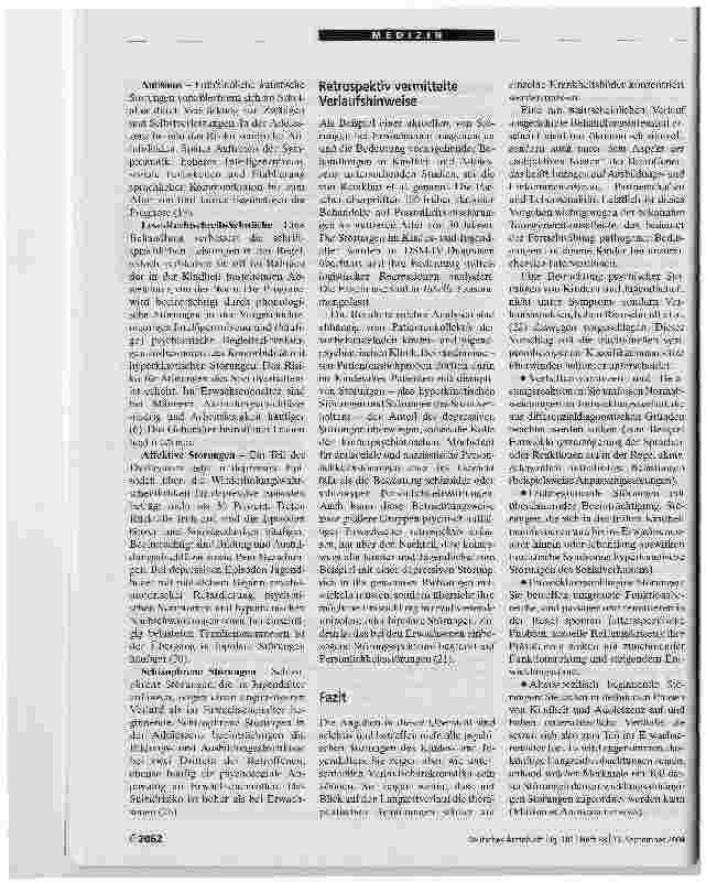 Vorschauseite 5: Verlauf von psychischen Störungen bei Kindern und Jugendlichen