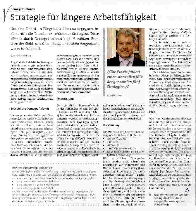 Vorschauseite 1: Strategie für längere Arbeitsfähigkeit