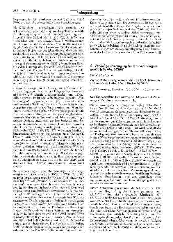 Vorschauseite 5: Abgrenzung Arzneimittel/Kosmetika LFGB $ 2 V; AMG § 1 I Nr. 1