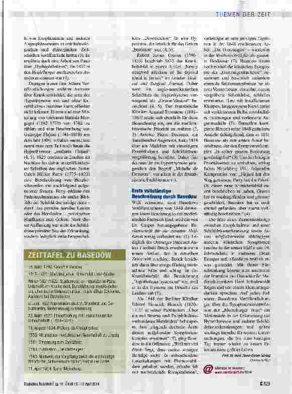 Vorschauseite 2: Eine Krankheit trägt seinen Namen