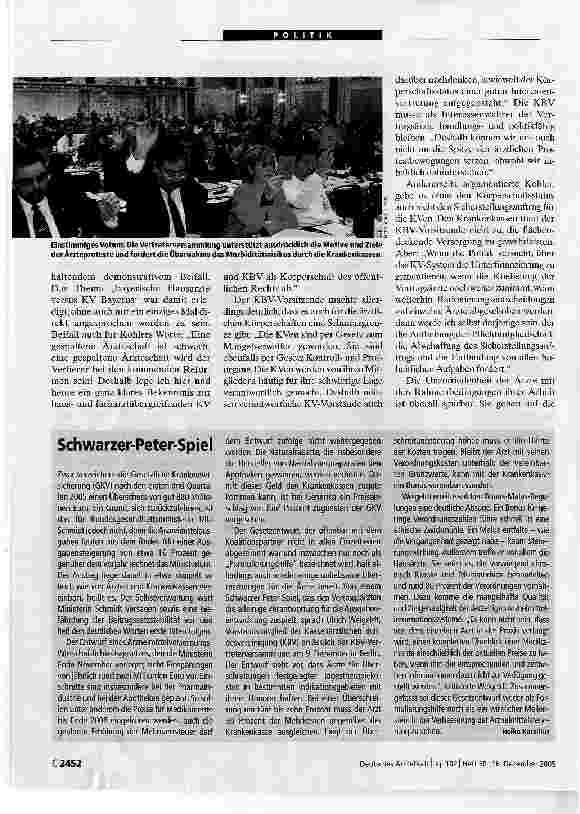 Vorschauseite 3: Kooperation mit Klinikketten
