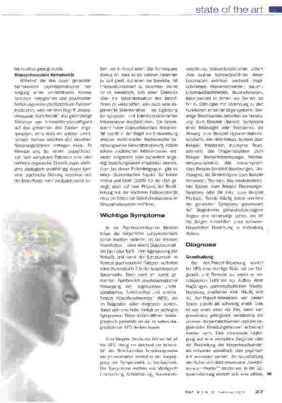 Vorschauseite 5: Psychosomatische Medizin