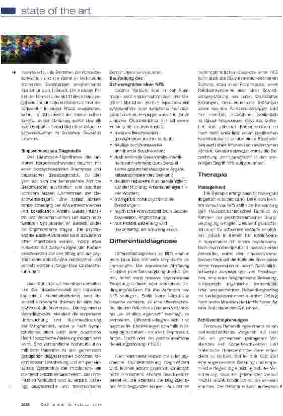 Vorschauseite 6: Psychosomatische Medizin