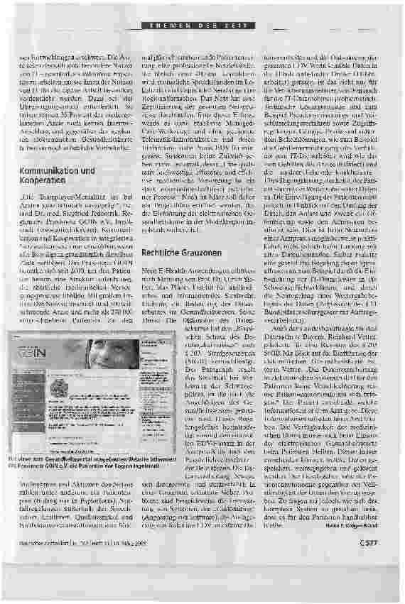 Vorschauseite 2: Teamplayer im Netz sind gefragtE-Health als Innovation*- und Wachstumsmotor