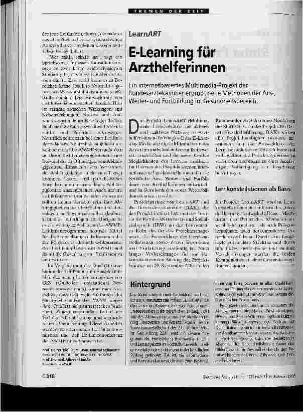 Vorschauseite 2: Steter Prozess der Aktualisierung