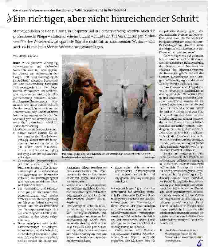 Vorschauseite 1: Ein richtiger, aber nicht hinreichender Schritt