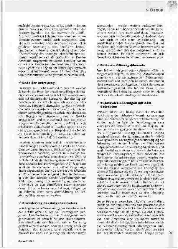 Vorschauseite 3: Noch keine endgültige Klarheit bei der VergütungBtÄndG: Offene Fragen bei der Pauschalierung
