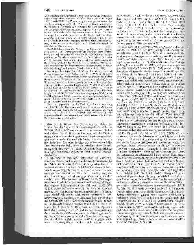 Vorschauseite 2: Umdeutung eines Reha-Antrags in einen Rentenantrag