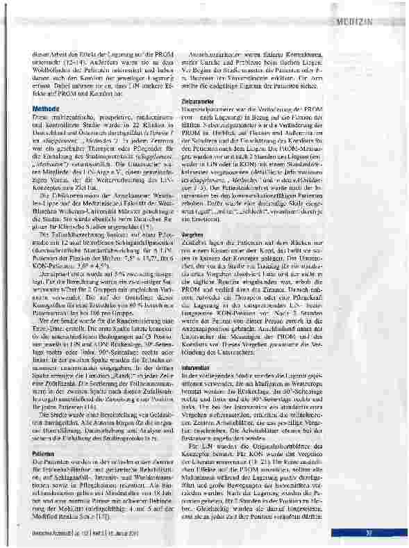 Vorschauseite 3: Lagerung von Patienten mit zentral-neurologischen Erkrankungen