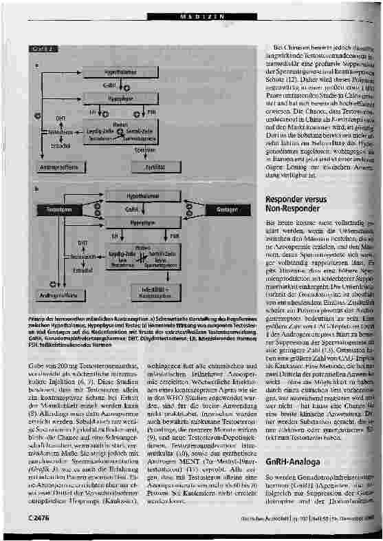 Vorschauseite 3: Entwicklungsstand der hormonellen männlichenKontrazeption