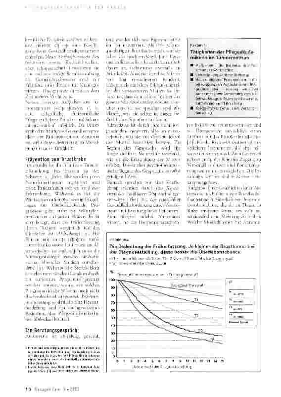 Vorschauseite 2: Fortgeschrittene Pflegepraxis: Prävention und Früherfassung von Brustkrebs