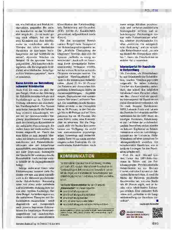 Vorschauseite 2: Teilhabeorientierter behandeln