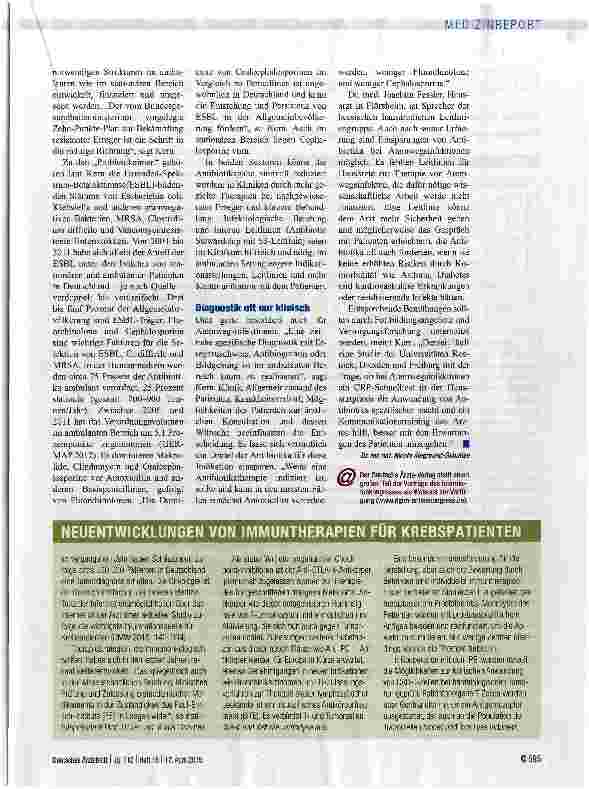 Vorschauseite 2: Klug entscheiden bei Infektionen