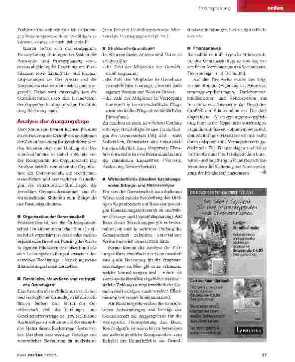 Vorschauseite 2: Auch Nächstenliebe braucht Nachhaltigkeit