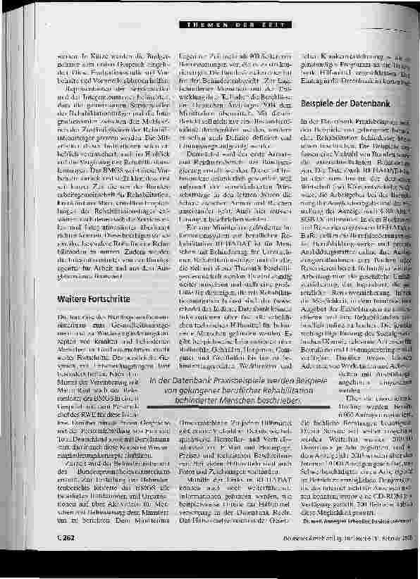 Vorschauseite 2: Persönliche Budgets und viele AktivitätenNeue Rechtsvorschriften und Informationssysteme