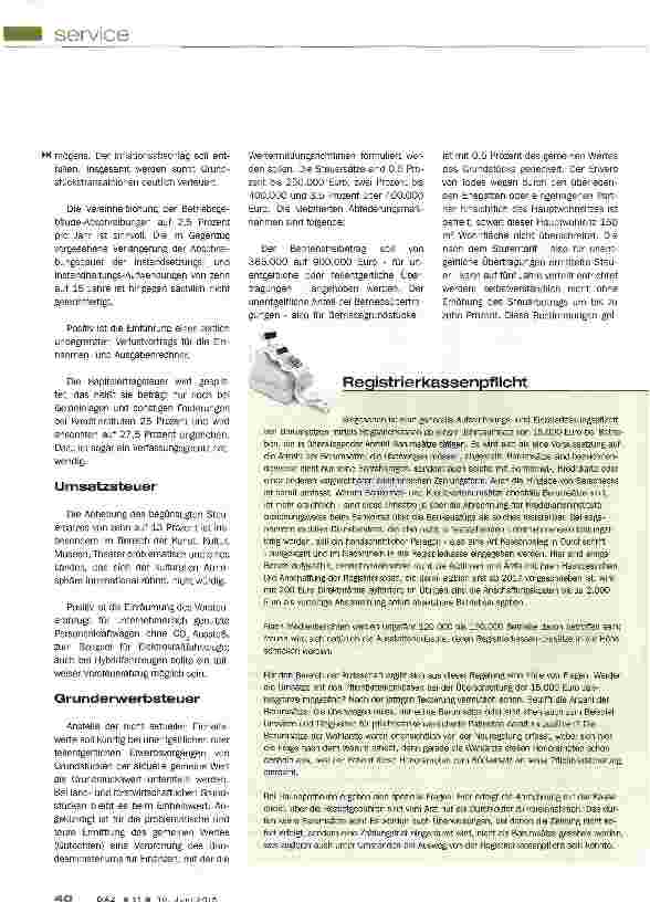 Vorschauseite 3: Steuerreform oder nur „Tarifreform?
