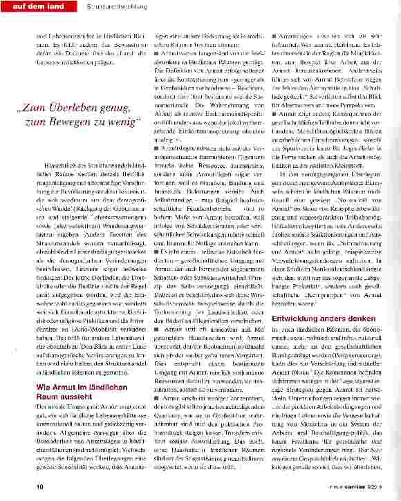 Vorschauseite 2: Armut auf dem Land