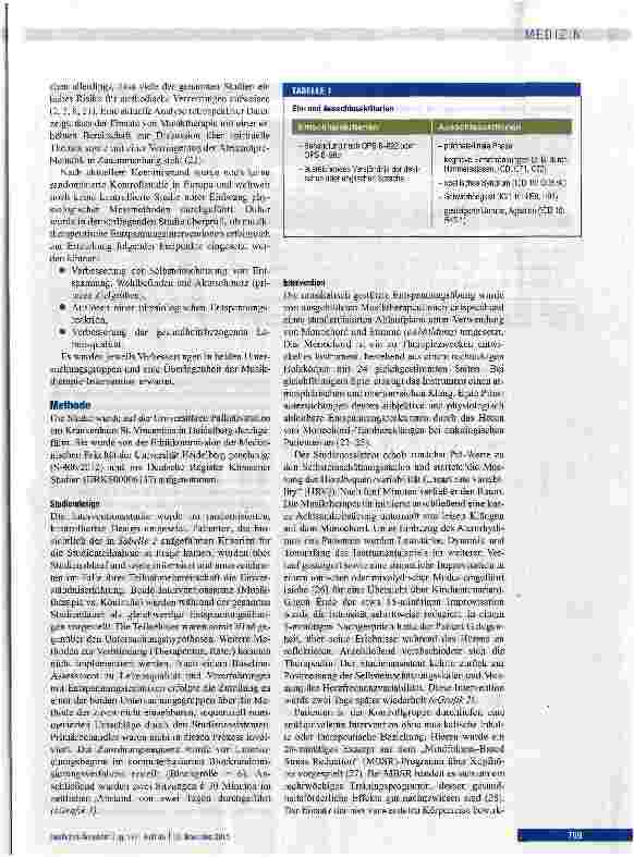 Vorschauseite 2: Musiktherapie in der Palliativmedizin