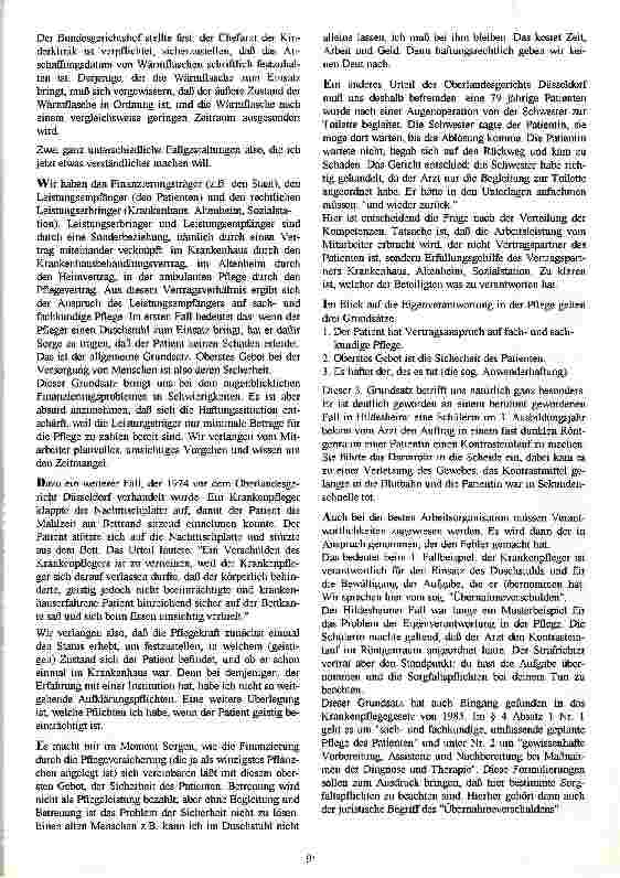 Vorschauseite 2: Juristische Aspekte der Eigenständigkeit in der Pflege