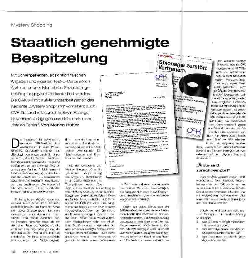 Vorschauseite 1: Staatlich genehmigte Bespitzelung