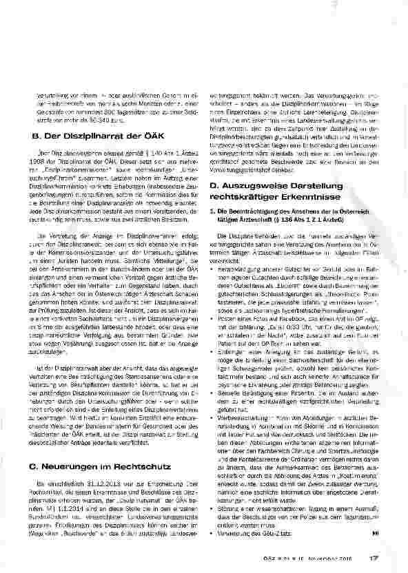 Vorschauseite 2: Das Disziplinarrecht der Ärzte