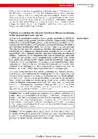 Vorschauseite 3: Beraterbrief Pflege 9-2024
