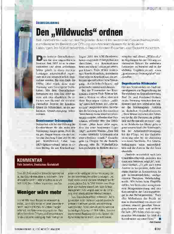 Vorschauseite 1: Den „Wildwuchs ordnen