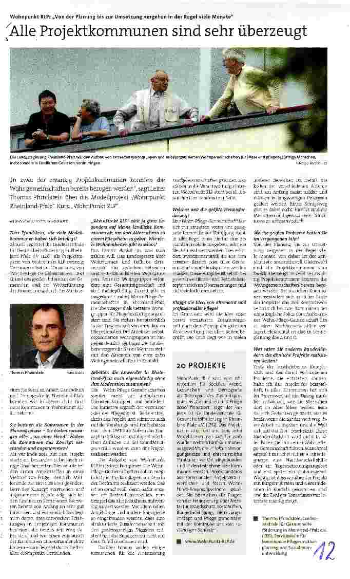 Vorschauseite 1: Alle Projektkommunen sind sehr überzeugt