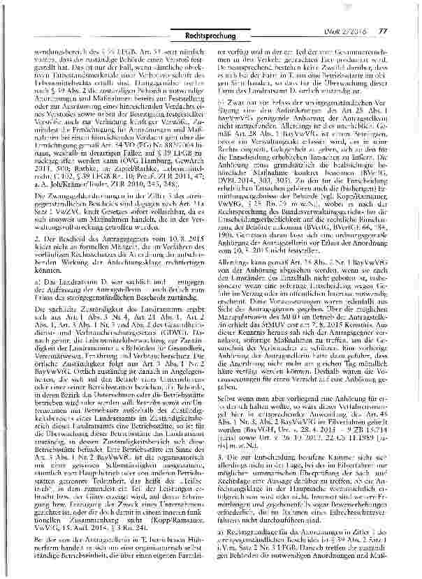 Vorschauseite 4: Keine Anordnung der aufschiebenden Wirkung einer Klage gegen ein sofort vollziehbares Verbot des Inverkehrbringens von Eiern als Lebensmittel