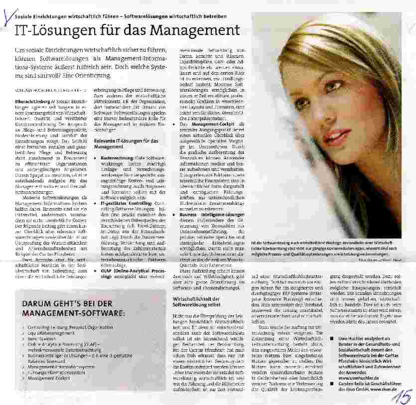Vorschauseite 1: IT-Lösungen für das Management
