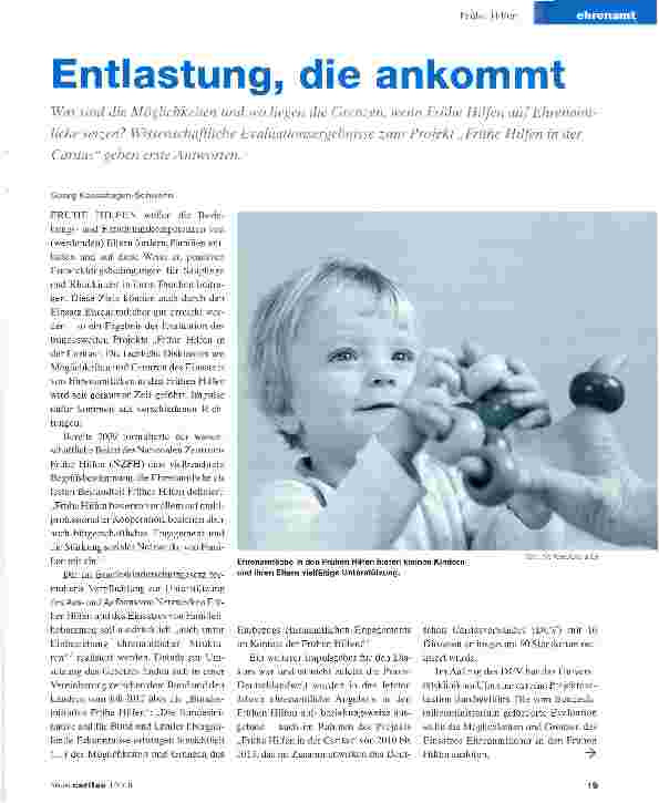 Vorschauseite 1: Entlastung, die ankommt