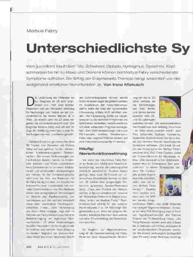 Vorschauseite 1: Unterschiedlichste Symptome