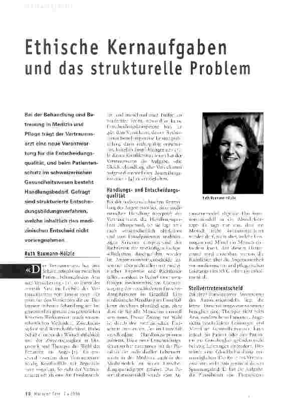 Vorschauseite 1: Ethische Kernaufgaben und das strukturelle Problem