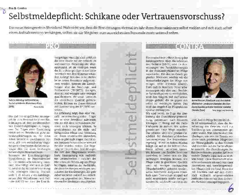 Vorschauseite 1: Selbstmeldepflicht: Schikane oder Vertrauensvorschuss?