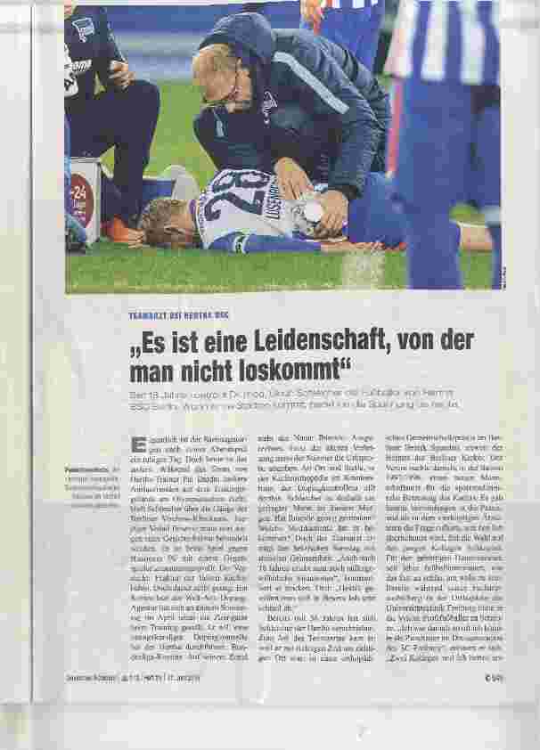 Vorschauseite 1: Es ist eine Leidenschaft, von der man nicht loskommt