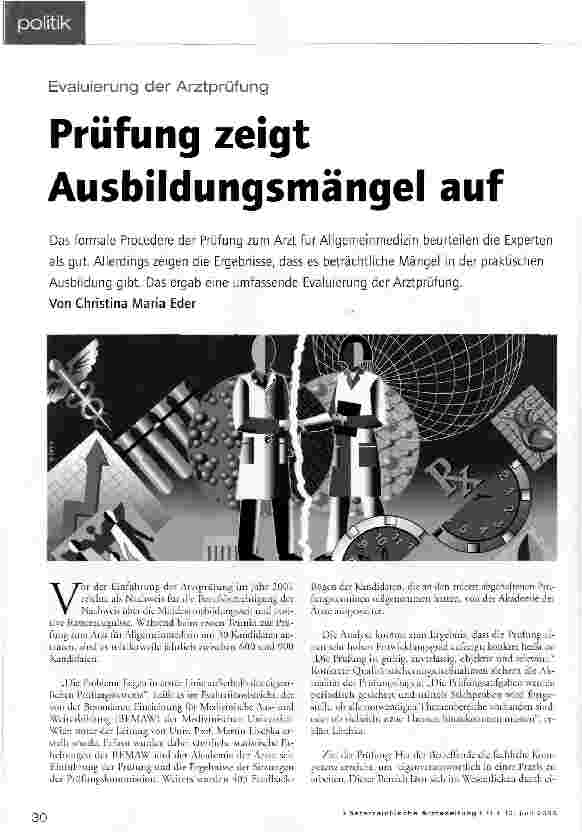 Vorschauseite 1: Prüfung zeigt Ausbildungsmängel auf