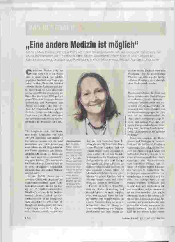 Vorschauseite 1: Eine andere Medizin ist möglich