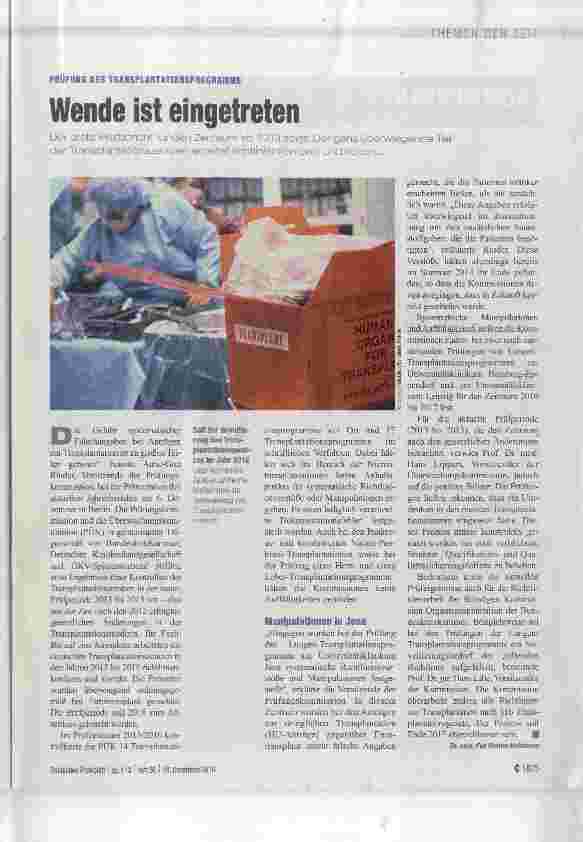 Vorschauseite 1: Wende ist eingetreten