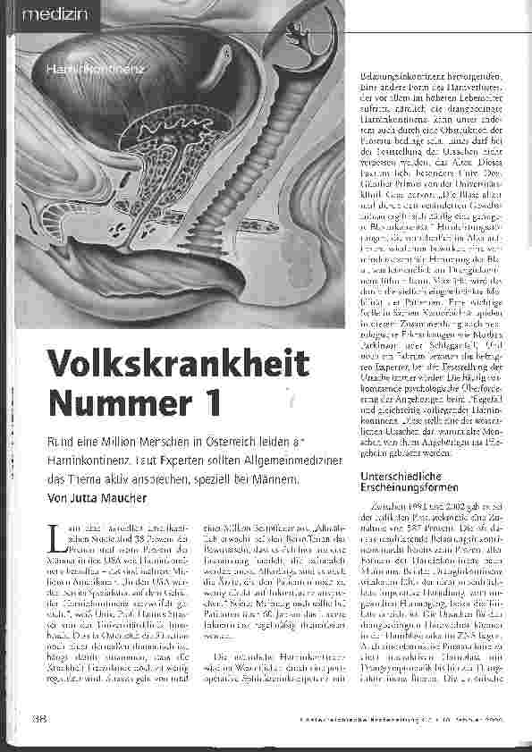 Vorschauseite 1: Volkskrankheit Nummer 1