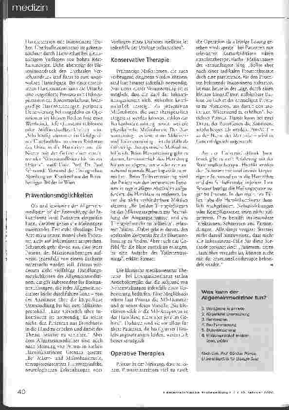 Vorschauseite 2: Volkskrankheit Nummer 1