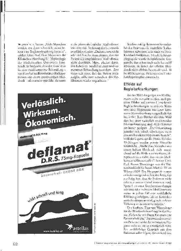 Vorschauseite 2: Keine Monotherapie Lebensstiländerung