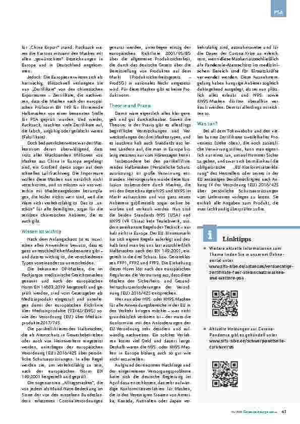 Vorschauseite 2: Ist eine Maske eine Maske?
