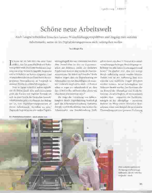 Vorschauseite 1: Schöne neue Arbeitswelt