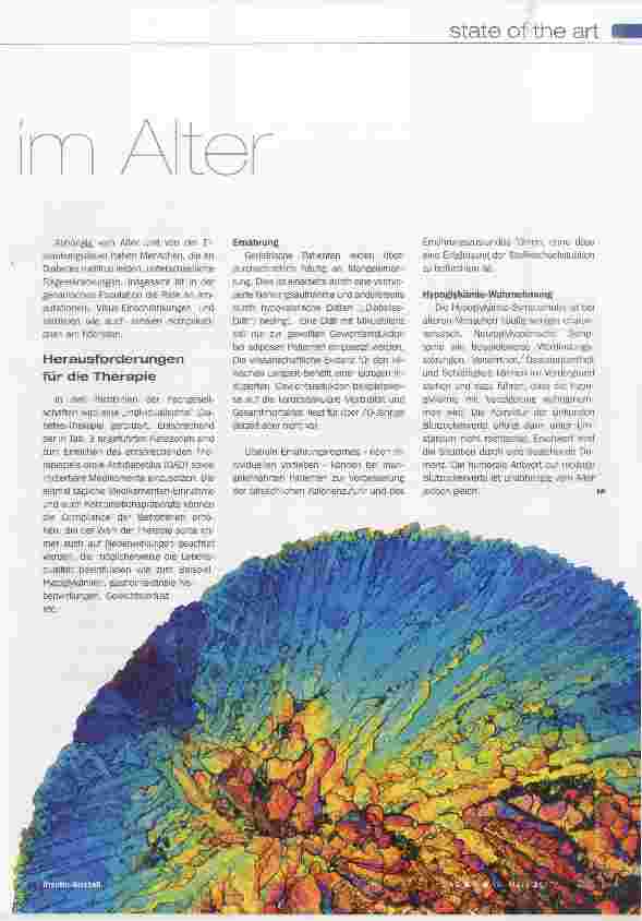 Vorschauseite 2: Diabetestherapie im Alter
