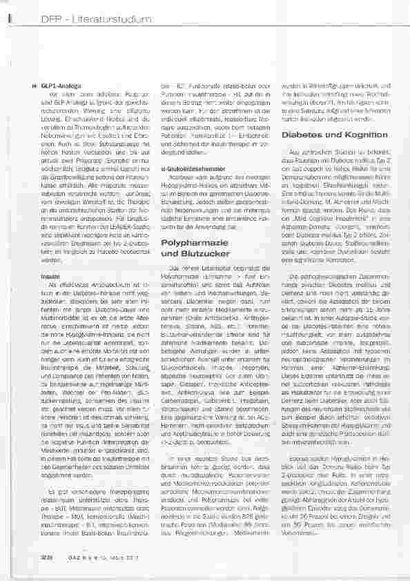Vorschauseite 5: Diabetestherapie im Alter