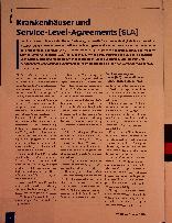 Vorschauseite 1: Krankenhäuser und Service-Level-Agreements (SLA)